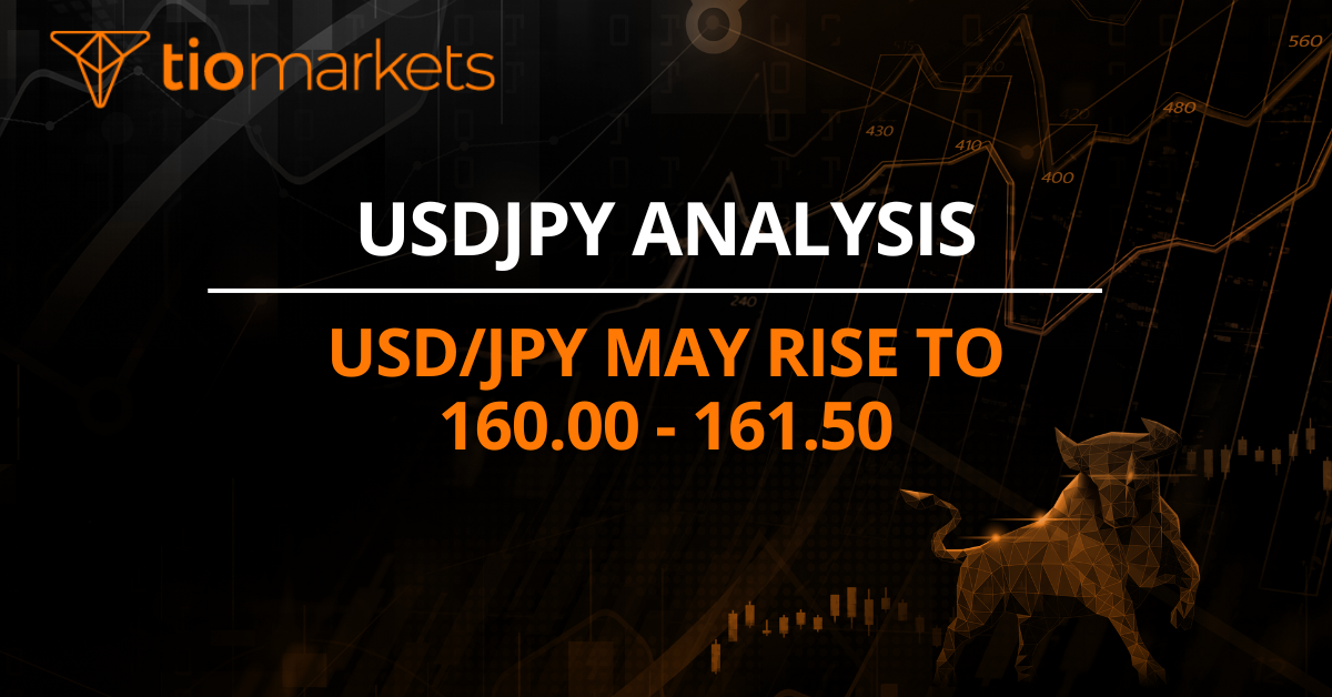 USD/JPY may rise to 160.00 - 161.50